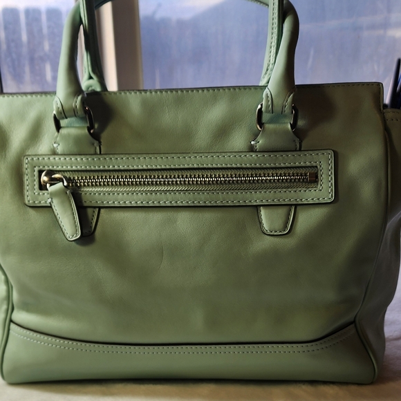Coach Legacy Candace Carryall 24201 All Leather Satchel Seafoam/Mint 2012 EUC - Picture 3 of 16